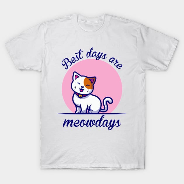 Best Days are Meowdays for Boys Men Girls Women Kids T-Shirt by Azizshirts